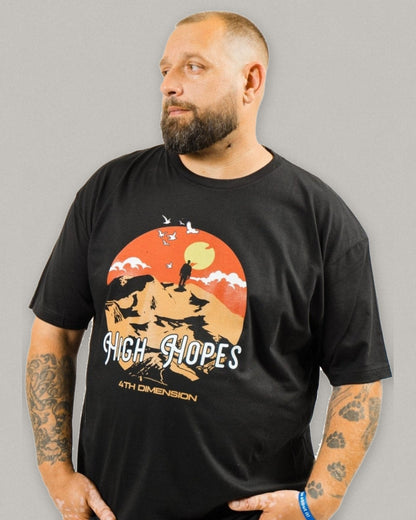 High Hopes tee, worn