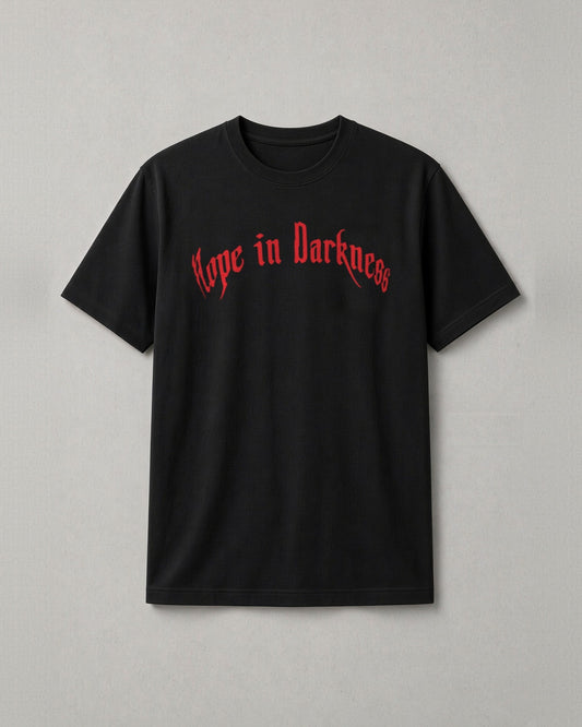 Hope in Darkness tee, front