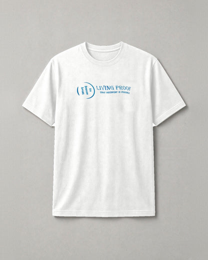 Living Proof tee, front