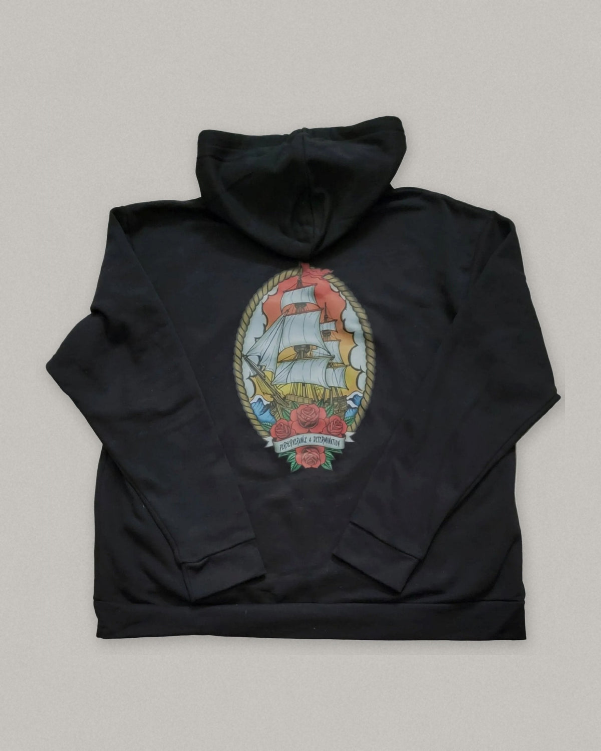 Perseverance hoodie, back print