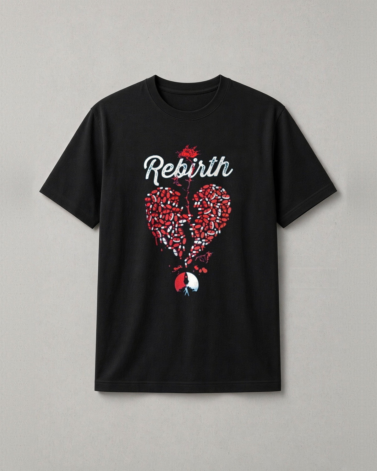 Rebirth tee, front