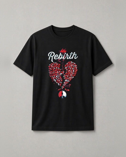 Rebirth tee, front
