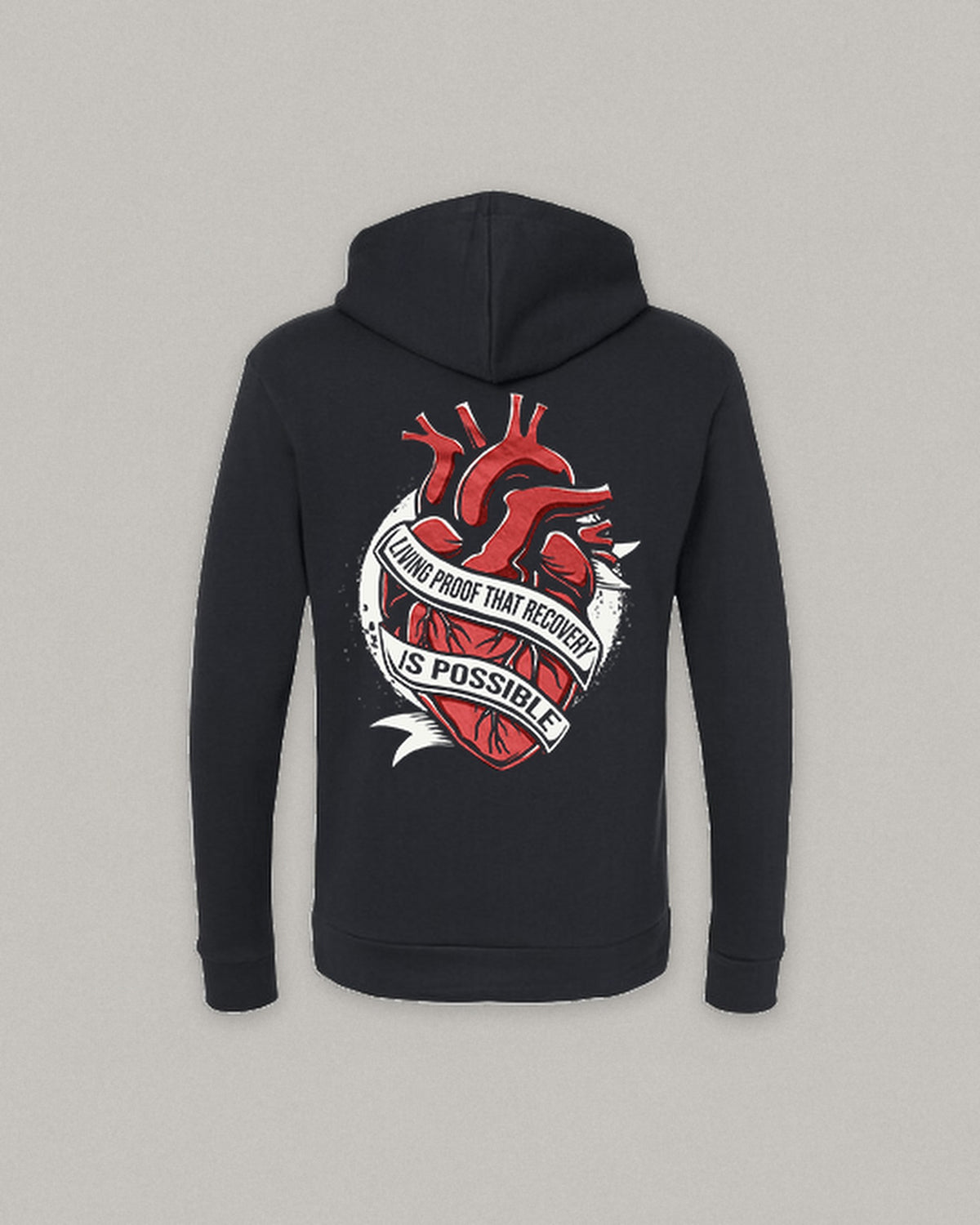 Unchained Heart hoodie, back