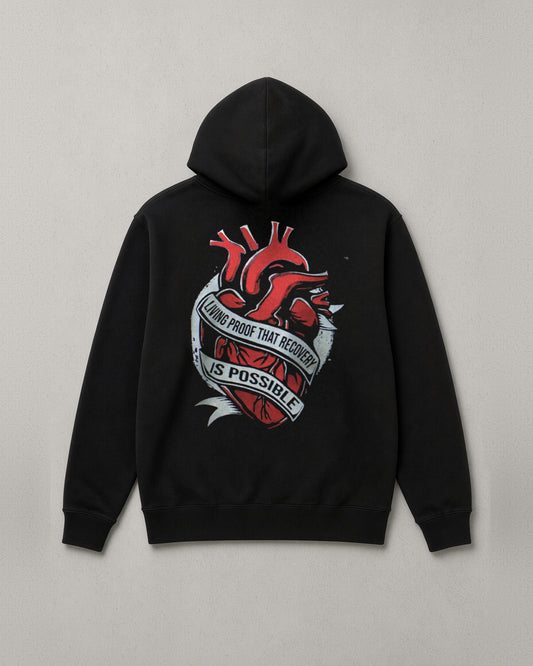 Unchained Heart hoodie, back